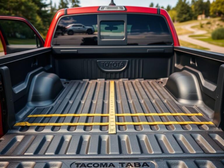 toyota tacoma bed size