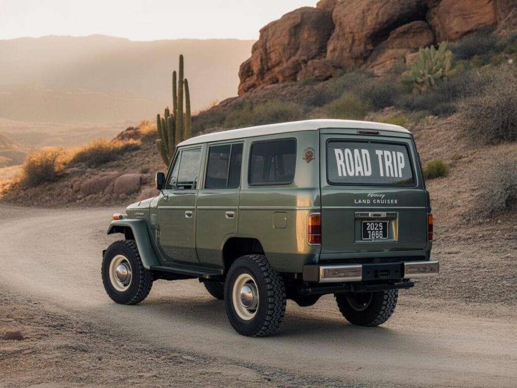 Real-world 2025 Land Cruiser 1958 road trip review! Discover highway comfort, actual fuel economy (22 MPG), performance insights, and why this bare-bones SUV impressed on long drives.