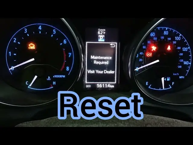 How to Reset the Maintenance Light on a Toyota Corolla-3