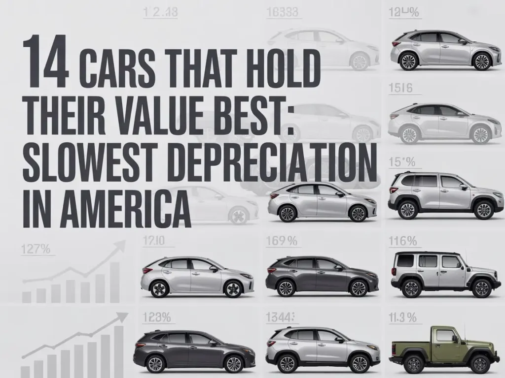 Discover which cars hold value best in the US. Toyota dominates with 9 models losing under 6% in 3 years. See the complete list of top value retention.