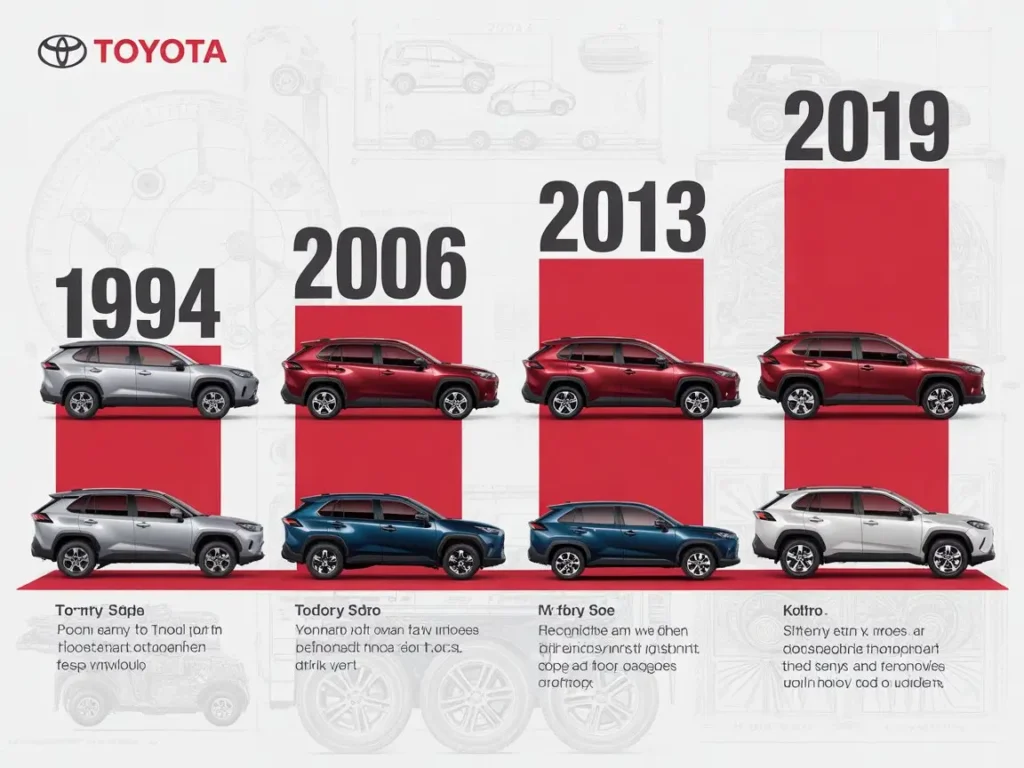 Discover how the Toyota RAV4 invented the crossover segment and became the world's bestselling vehicle. Complete history from 1996 to 2026.